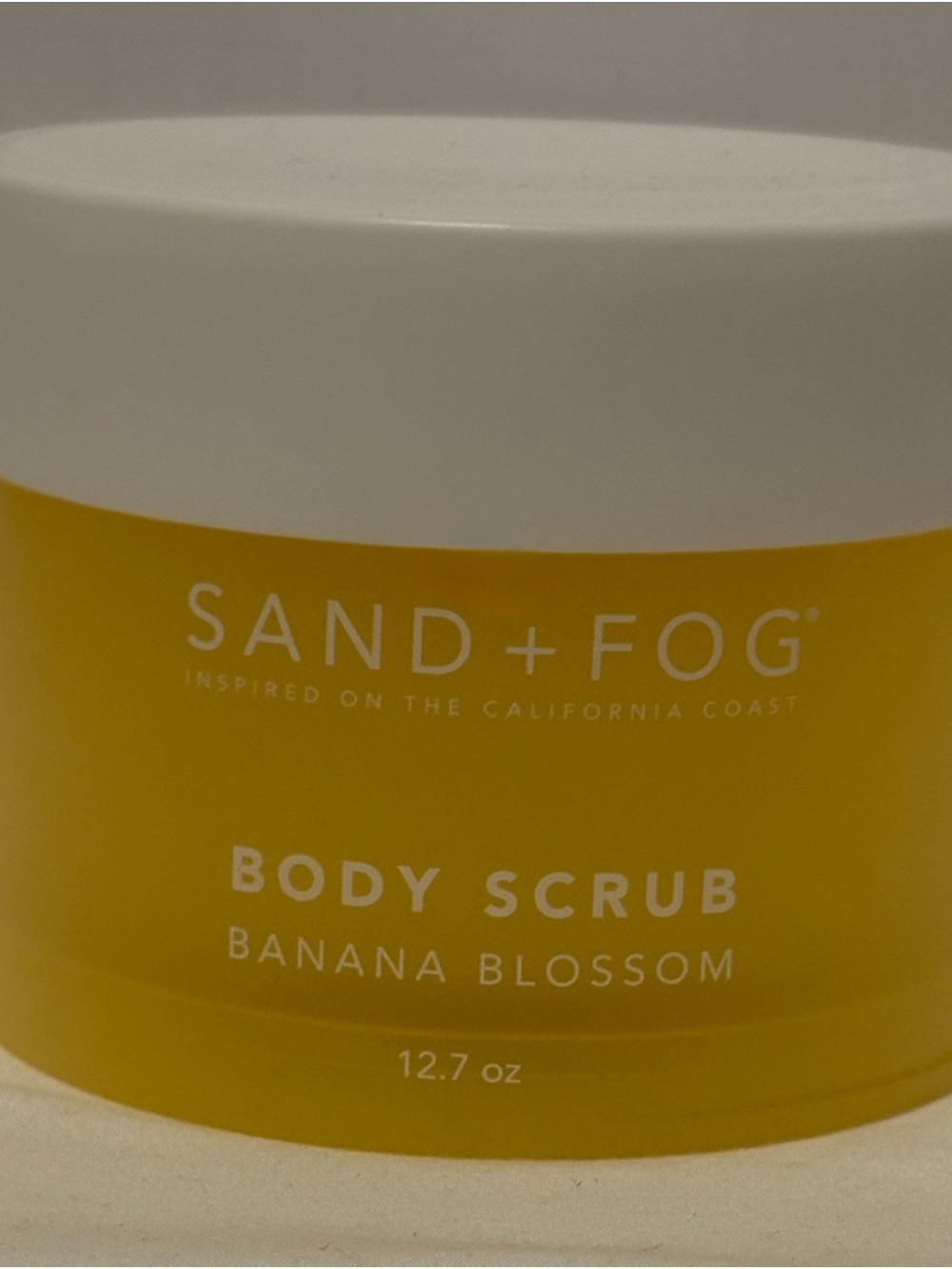 SAND+FOG Banana Blossom Body Scrub 12.7 oz NEW
